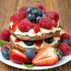 Пазл: Ягодный десерт