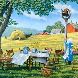 Пазл: Пора обедать