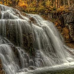 Пазл: У водопада