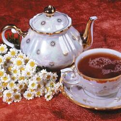 Пазл: Чашечка чая