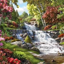 Пазл: Водопад