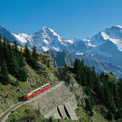 Пазл: Швейцарский пейзаж