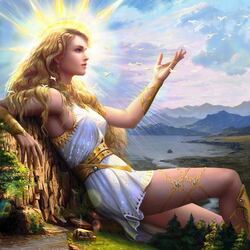 Пазл: Богиня солнца 