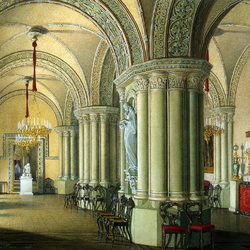 Пазл: Виды залов Зимнего дворца