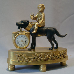 Пазл: Каминные часы