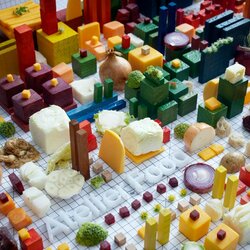 Пазл: План из овощей