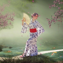 Пазл: Танец с веером