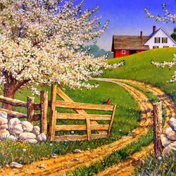 Пазл: Цветение вишни