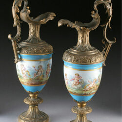 Пазл: Антикварные вазы