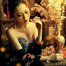 Пазл: Японка