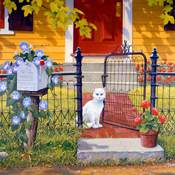 Пазл: У калитки