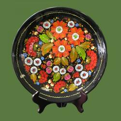 Пазл: Петриковская роспись на тарелках