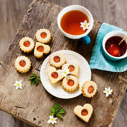 Пазл: Чай с печеньем