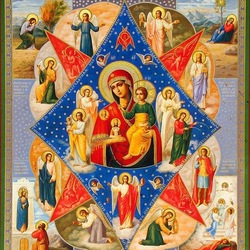 Пазл: Икона Божией Матери «Неопалимая Купина»