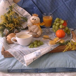 Пазл: Завтрак в постель