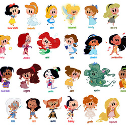 Пазл: Принцессы Диснея