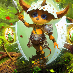 Пазл: Маленький воин