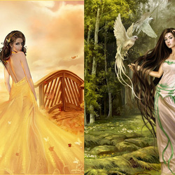 Пазл: Осень и Лето