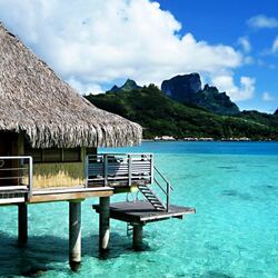 Пазл: Бунгало на море