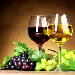 Пазл: Бокал вина