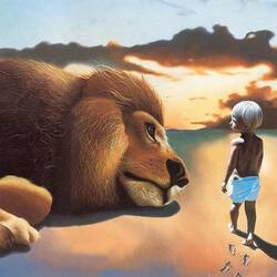 Пазл: Встреча в пустыне