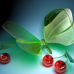 Пазл: Хрустальная бабочка