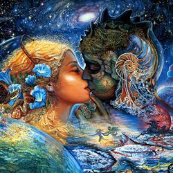 Пазл: Cosmic Kiss/Космический поцелуй