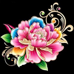 Пазл: Китайские картины на шелке 