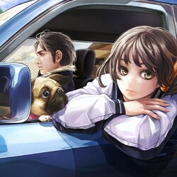 Пазл: В автомобиле