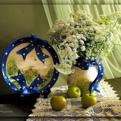 Пазл: Жили у бабуси два веселых гуся