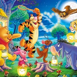 Пазл: Охота на светлячков