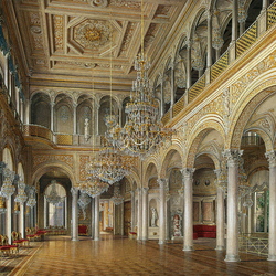 Пазл: Виды залов малого Эрмитажа