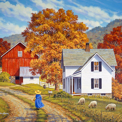 Пазл: Хорошая погода для прогулки