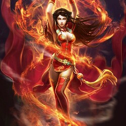 Пазл: Огненный танец