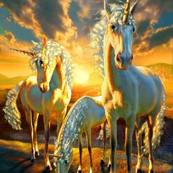 Пазл: Последние единороги