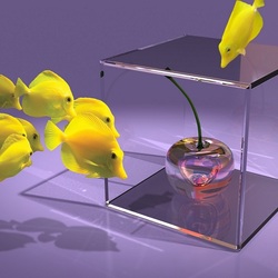 Пазл: Косяк рыбок