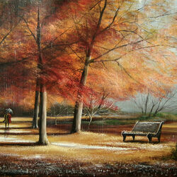 Пазл: Наша скамейка