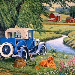 Пазл: Поездка за город 