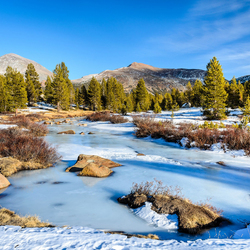 Пазл: Замерзшая река