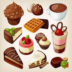 Пазл: Сладости