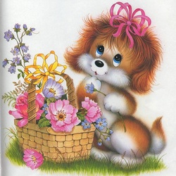 Пазл: Щеночек