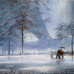 Пазл: Парижский дождь