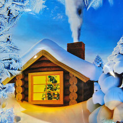 Пазл: Домик в лесу