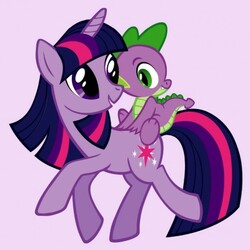 Пазл: Пони и дракончик