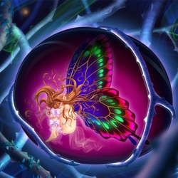 Пазл: Заснувшая бабочка