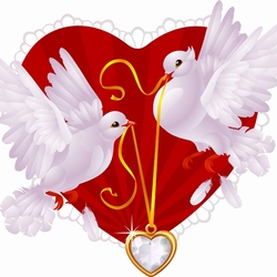 Пазл: Голубки