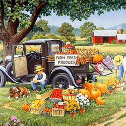 Пазл: Свежие продукты с фермы