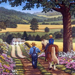 Пазл: Поездка верхом