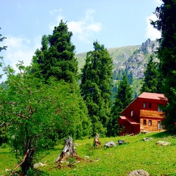 Пазл: Домик в горах