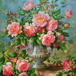 Пазл: Букет роз